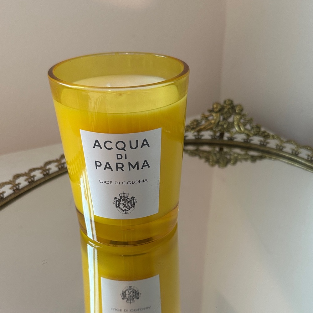 Acqua Di Parma Luce Di Colonia Candle in Vibrant Yellow
